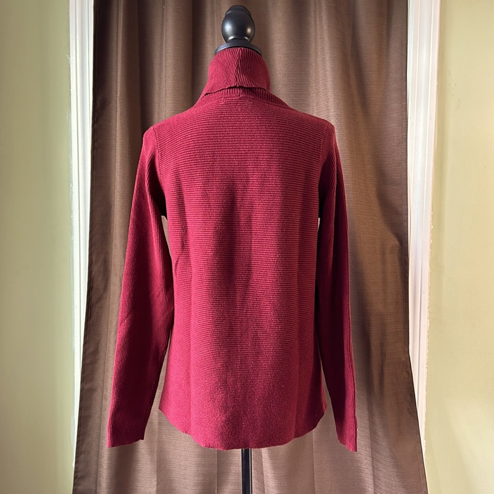 Pink Clover Ribbed Turtleneck Pullover Size M - Picture 3 of 7